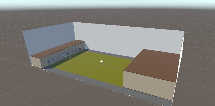 VRChat想定 とっても軽い!Unity標準機能だけで作られた簡易的な弓道場を模した何かだと思われる存在