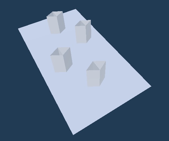 VRChat想定 とっても軽い!Unity標準機能だけで作られた簡易的なUABフィールドっぽい奴を作るための障害物