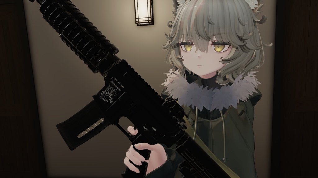 FN-15用 KAC SR16 M4 刻印画像
