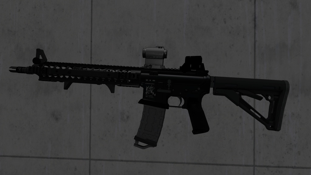 FN-15用 KAC SR16 M4 刻印画像