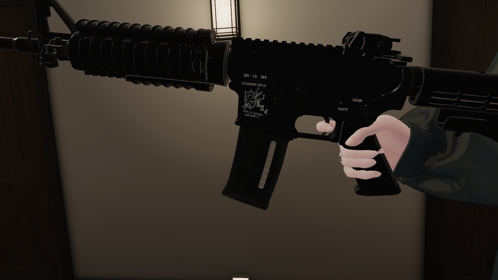 FN-15用 KAC SR16 M4 刻印画像