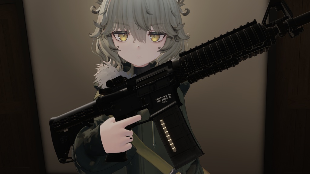 FN-15用 KAC SR16 M4 刻印画像