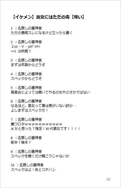 喪女毒 壱 -前編-