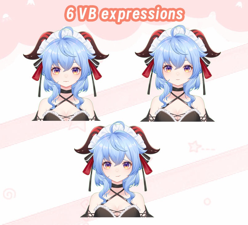 【live2dモデル】Maid costume Gan Yu/Support VBridger