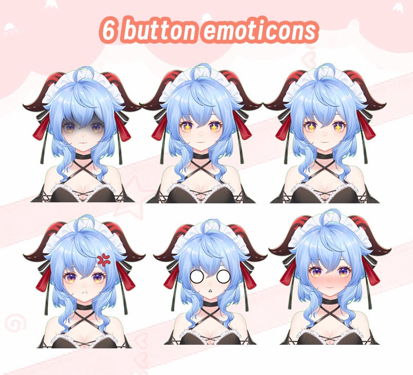 【live2dモデル】Maid costume Gan Yu/Support VBridger