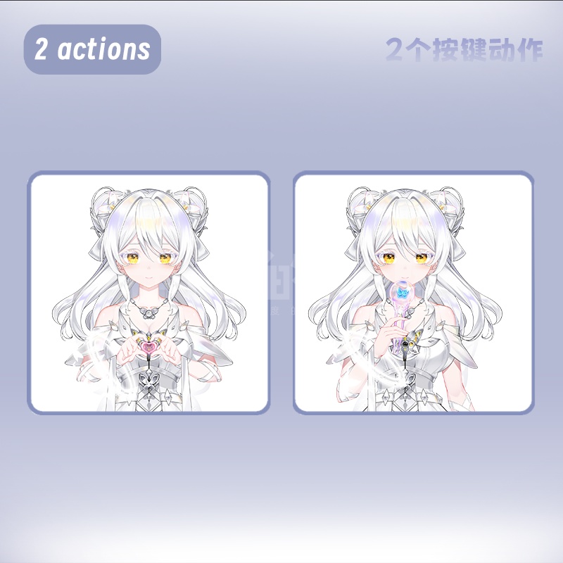 【live2dモデル】pure white girl-Muxue