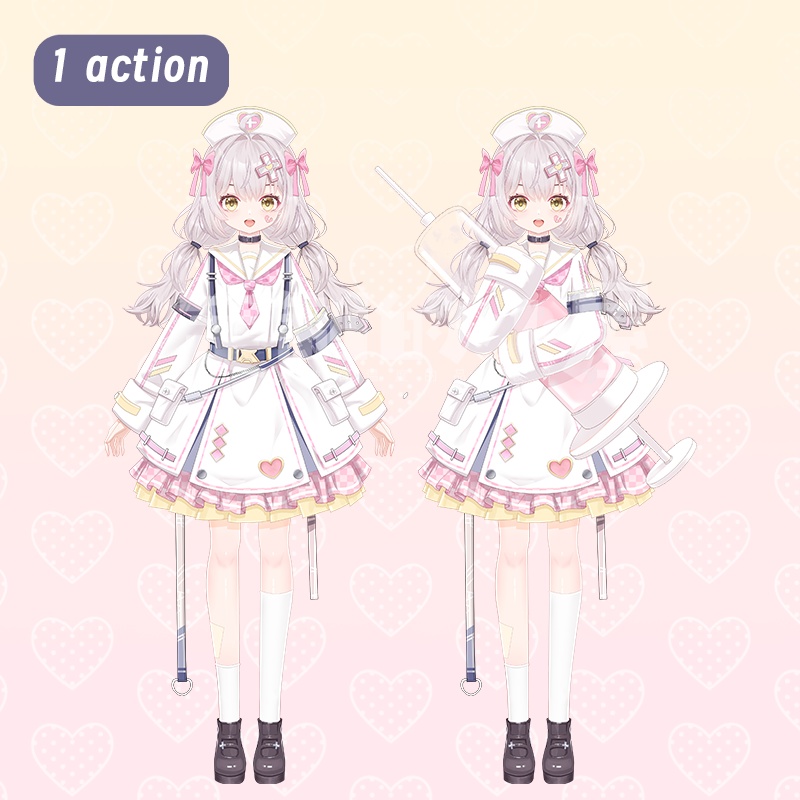 【live2dモデル】Lovely caring nurse