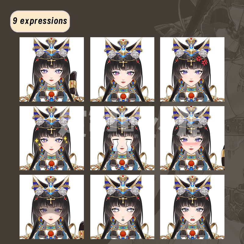 【live2dモデル】Egyptian style cat girl