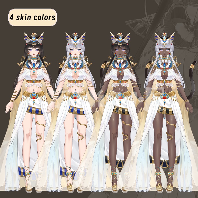 【live2dモデル】Egyptian style cat girl