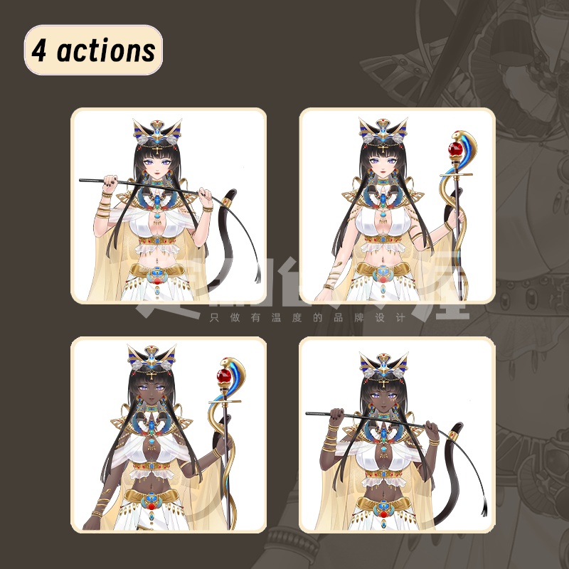 【live2dモデル】Egyptian style cat girl