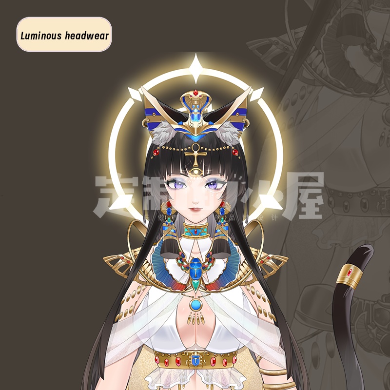 【live2dモデル】Egyptian style cat girl