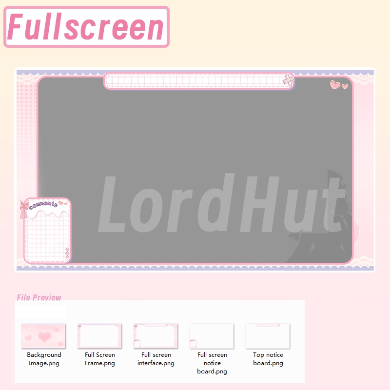 【生放送室背景】Love care - chat/game/schedule/live