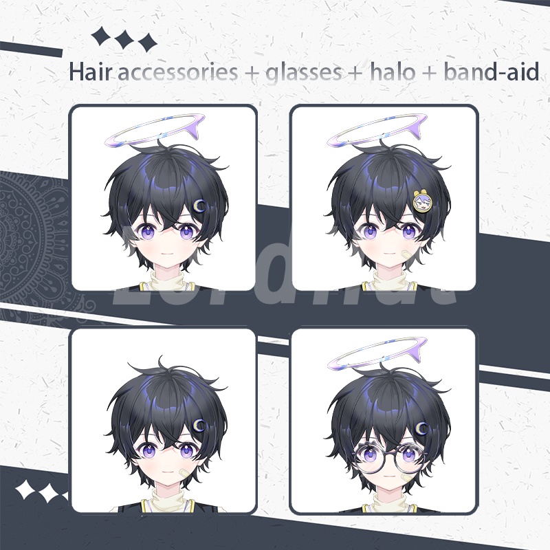 【live2dモデル】Cute Moonlight Boy/live2d model/VTS