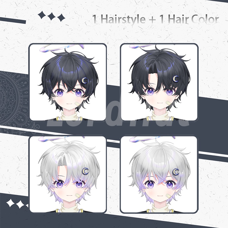 【live2dモデル】Cute Moonlight Boy/live2d model/VTS