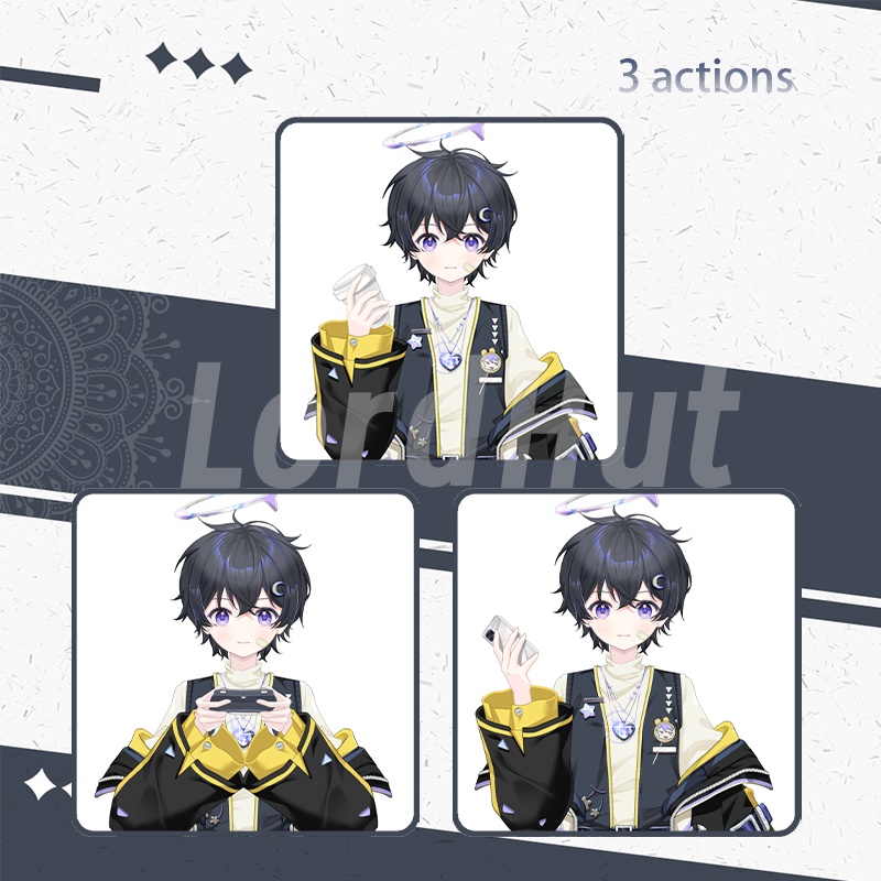 【live2dモデル】Cute Moonlight Boy/live2d model/VTS