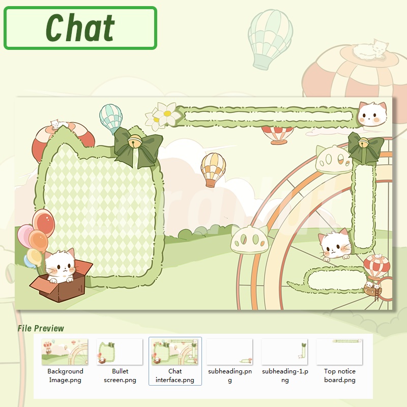 【生放送室背景】Meowland - chat/game/schedule/live