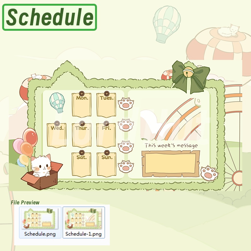【生放送室背景】Meowland - chat/game/schedule/live