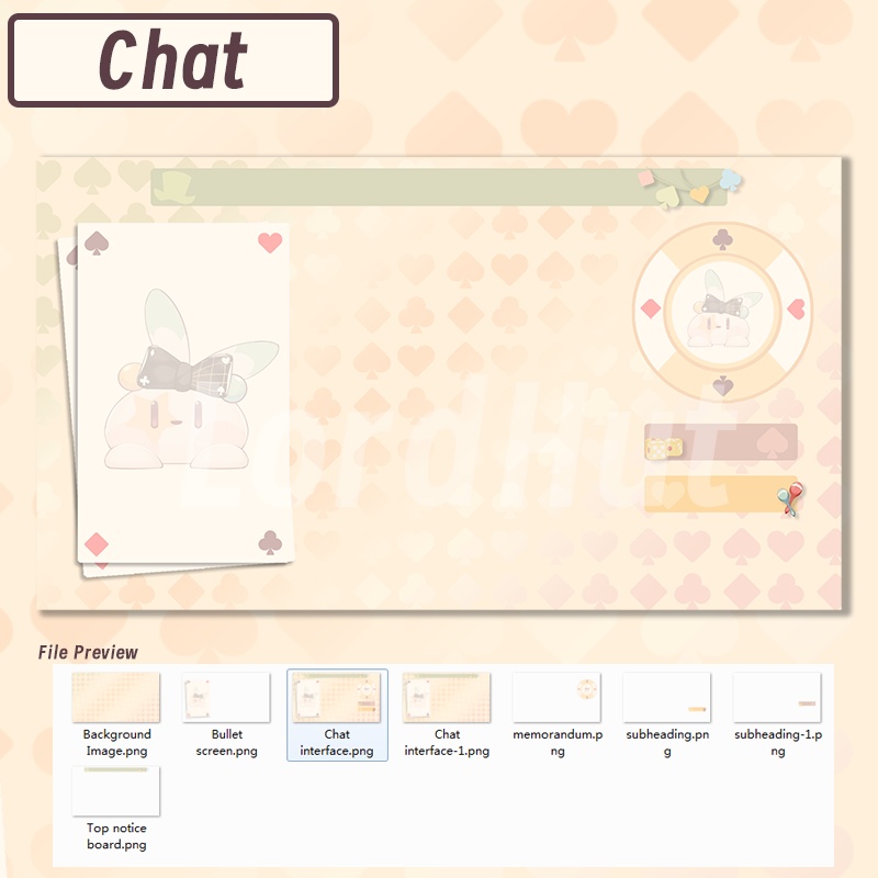 【生放送室背景】amusement park - chat/game/schedule/live