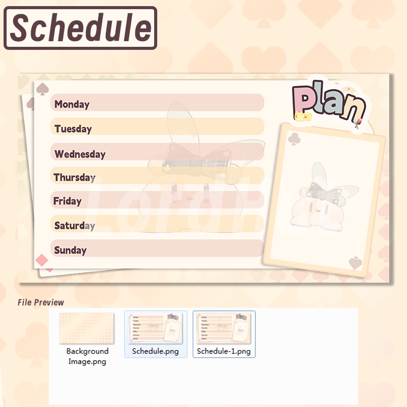 【生放送室背景】amusement park - chat/game/schedule/live