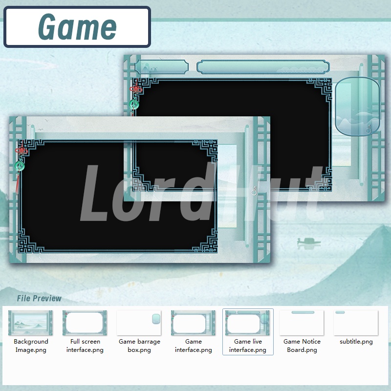 【生放送室背景】Piaomiao- chat/game/schedule/live