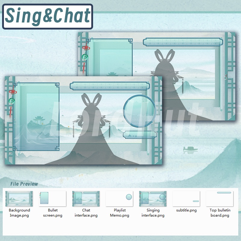 【生放送室背景】Piaomiao- chat/game/schedule/live