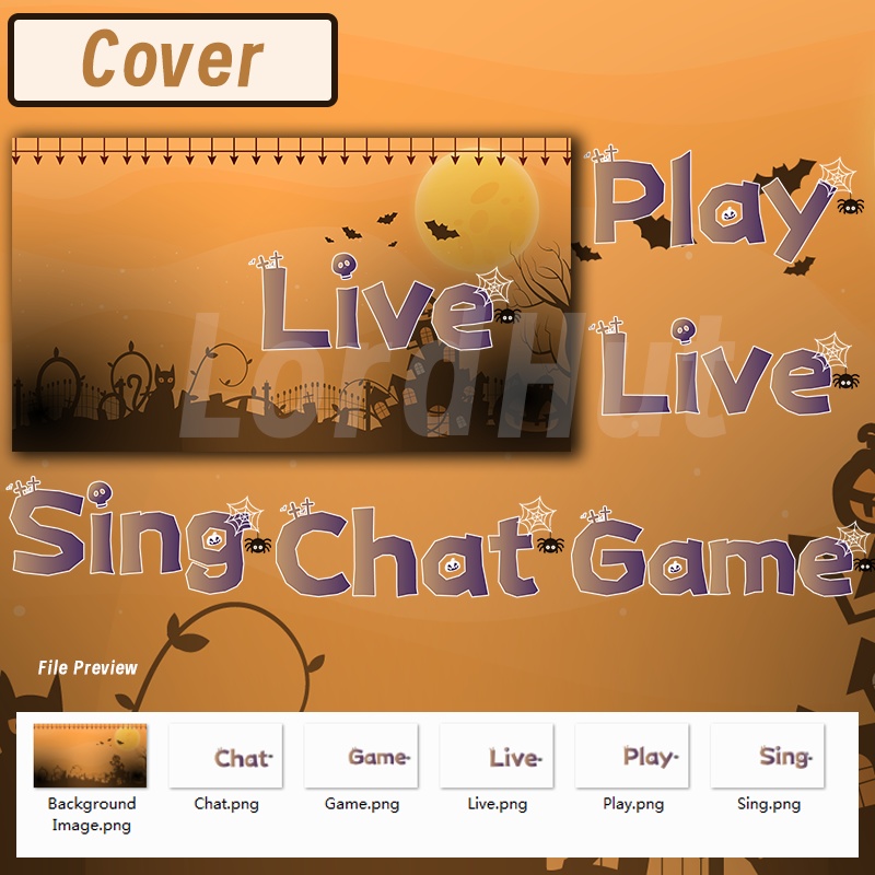 【生放送室背景】Halloween- chat/game/schedule/live