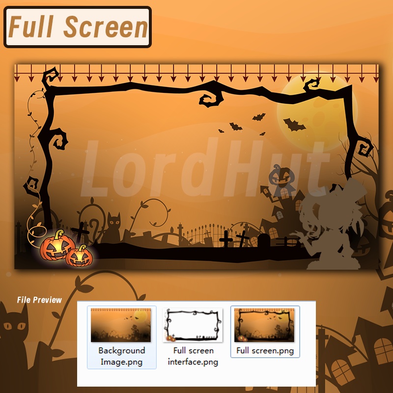 【生放送室背景】Halloween- chat/game/schedule/live