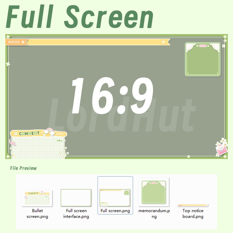 【生放送室背景】Spring- chat/game/schedule/live