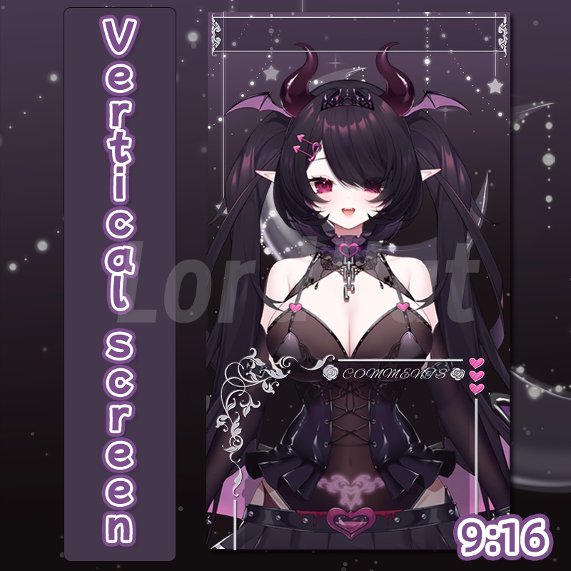 【生放送室背景】Dark Night- chat/game/schedule/live