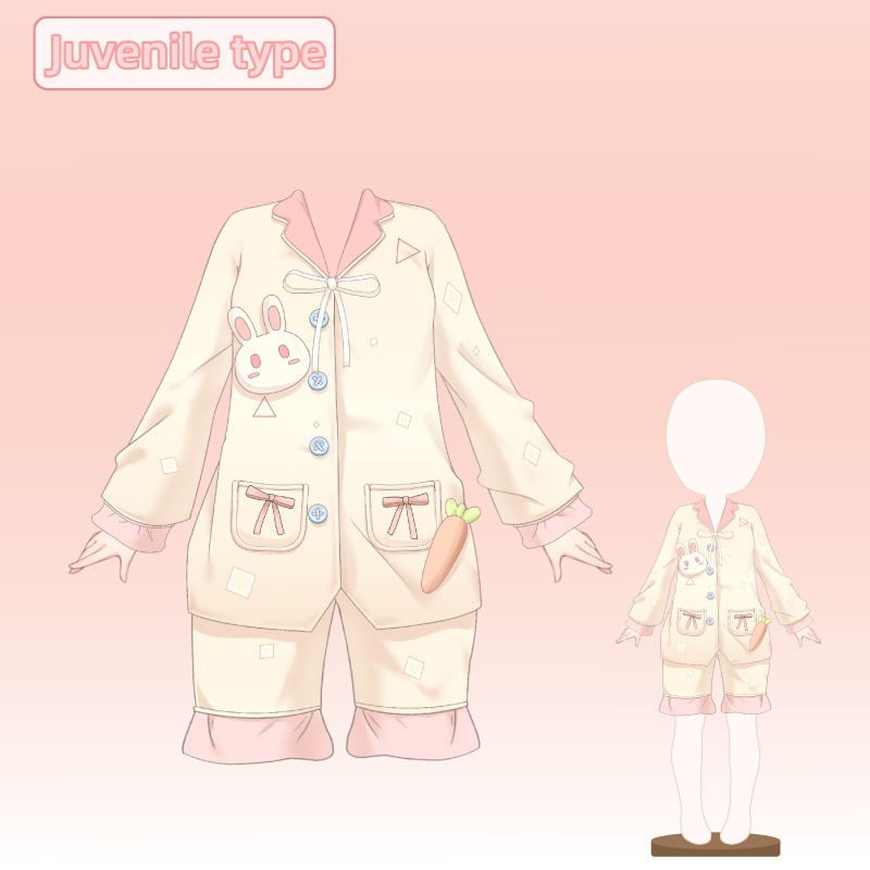 【VTS widget】Pajama Party/VTS対応/Dynamic widget/vtuber