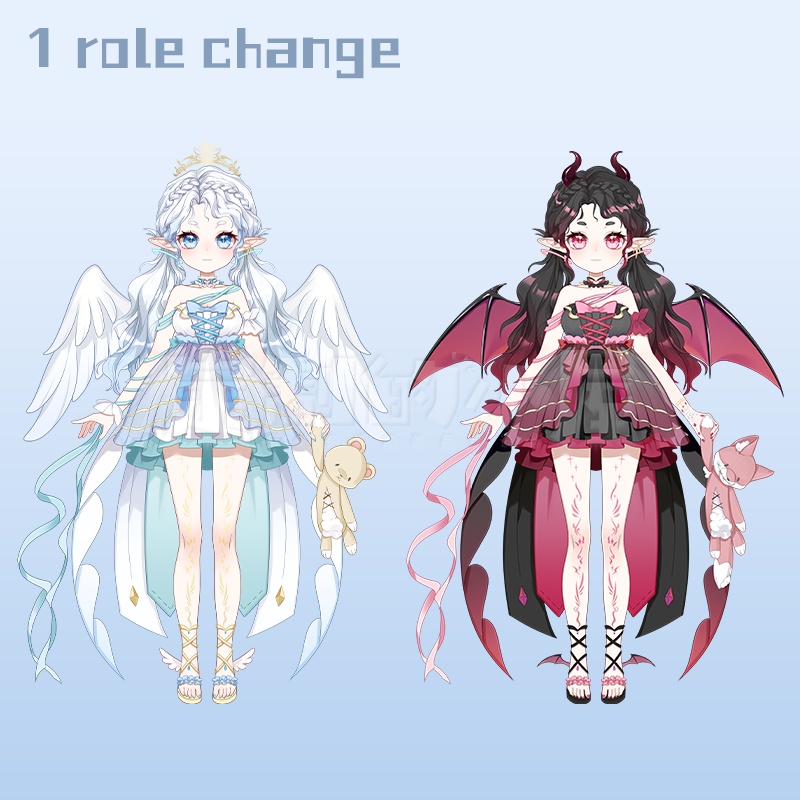 【live2dモデル】Angel & Demon