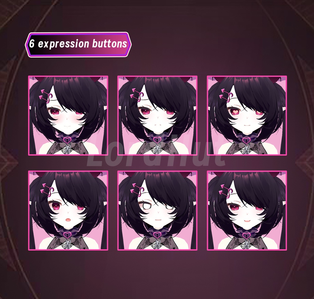 オリジナル3Dモデル「セクシーサキュバス」/Vrchat対応