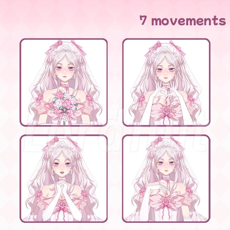 【live2dモデル】美しい花嫁~/VTS/Live2d