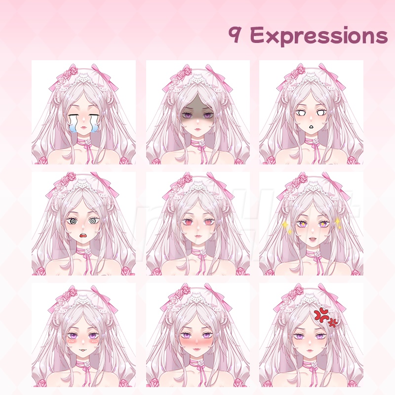 【live2dモデル】美しい花嫁~/VTS/Live2d