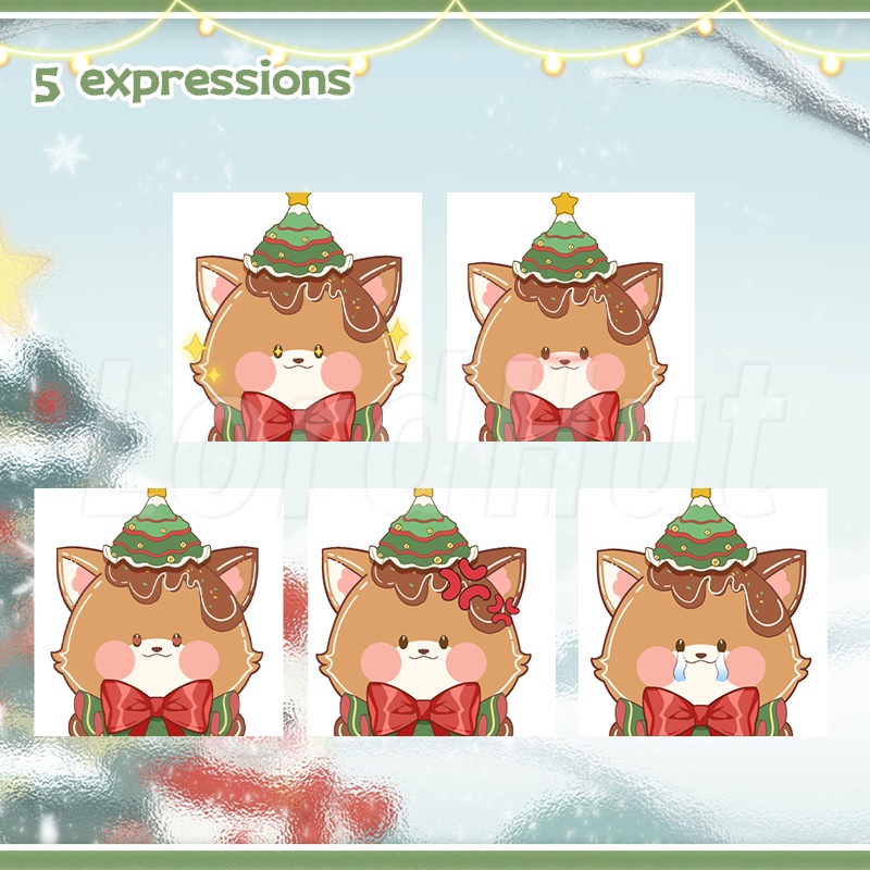 【live2dモデル】ジンジャーブレッド猫