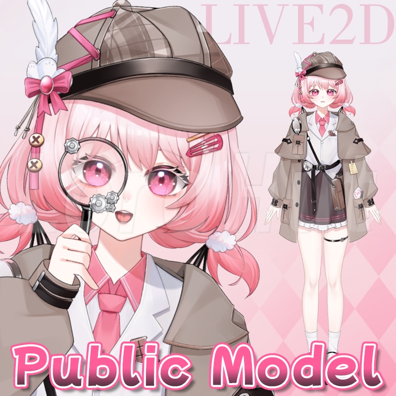 【live2dモデル】Little detectives are coming!/VTS/Live2d