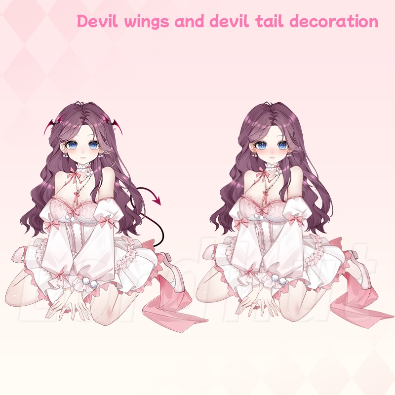 【live2dモデル】Cute little devil sitting!/VTS/Live2d