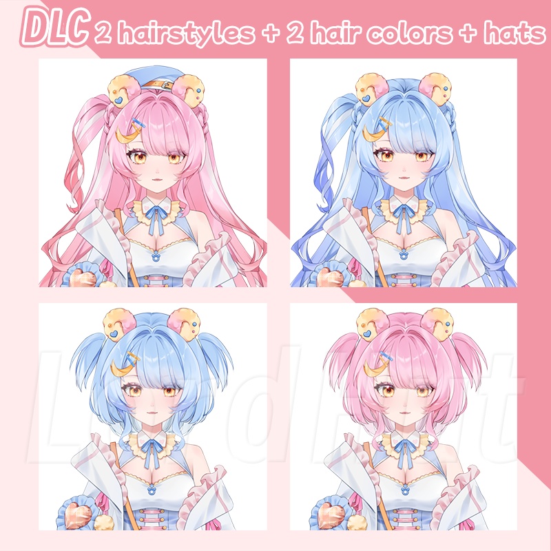 【live2dモデル】cute little bear girl!/VTS/Live2d