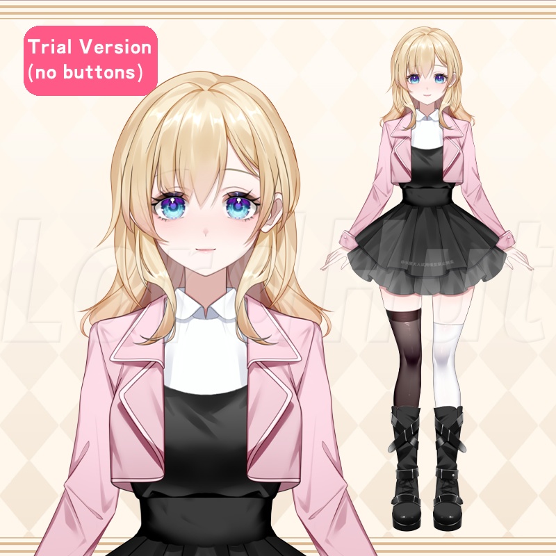 【live2dモデル】Kawaii Uniform Girl’s Smile Makes My Heart Melt!!!Live2d/VTS