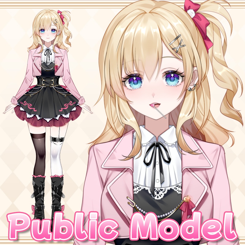 【live2dモデル】Kawaii Uniform Girl’s Smile Makes My Heart Melt！！！Live2d/VTS