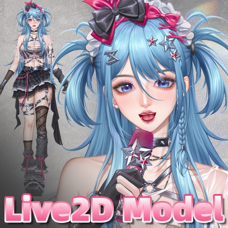 【live2dモデル】Millennial Style Girl