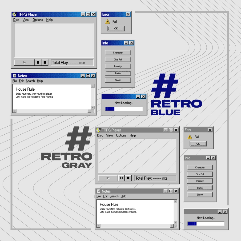 ココフォリア用部屋PNG素材 #レトロブラウザ