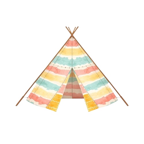 虹色の旅へ*水彩画風トラベルクリップアートセット(PNG/10種)