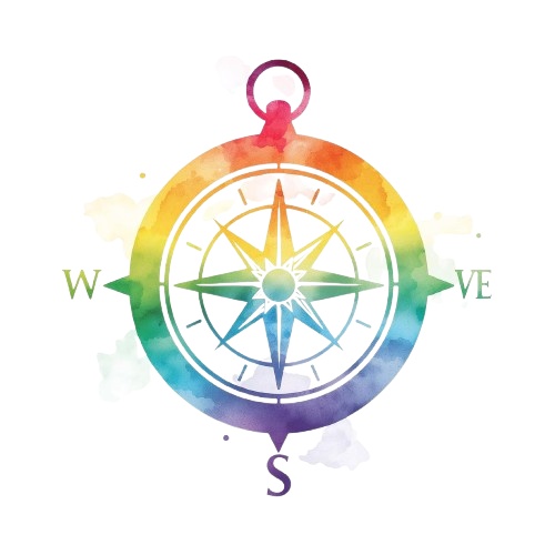 虹色の旅へ*水彩画風トラベルクリップアートセット(PNG/10種)