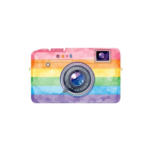 虹色の旅へ*水彩画風トラベルクリップアートセット(PNG/10種)