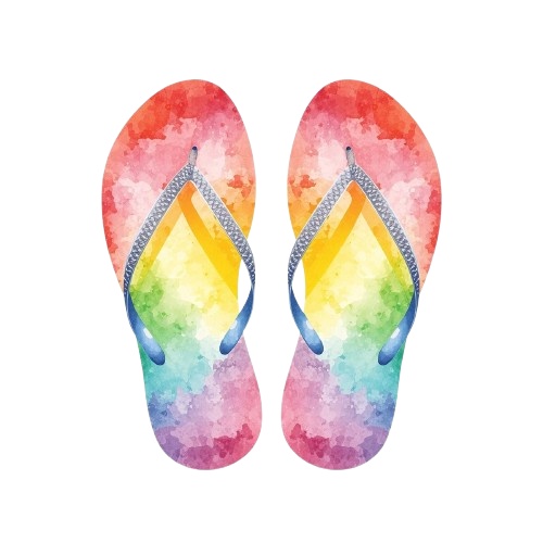 虹色の旅へ*水彩画風トラベルクリップアートセット(PNG/10種)