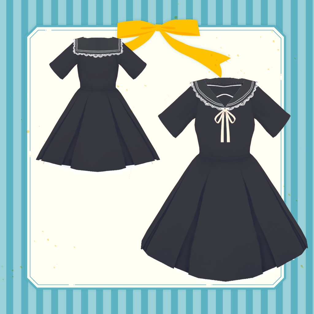 【無料】シンプルモダンセーラー【VRoid】