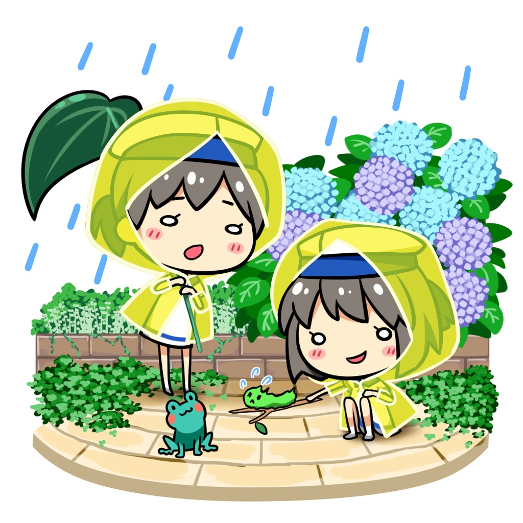 【アクリルスタンド】日振と大東とイモムシ