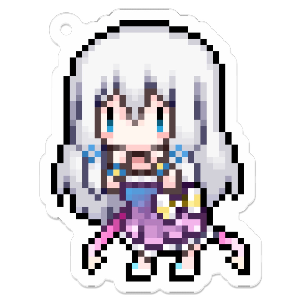 ドット絵アクリルキーホルダー