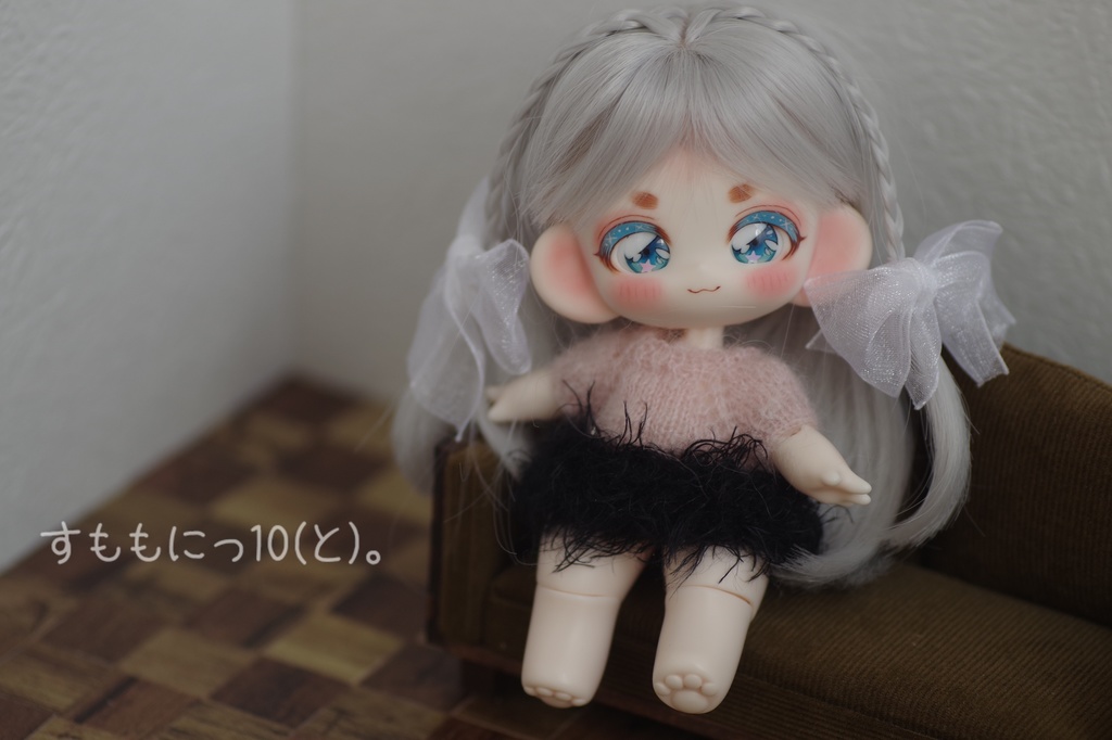 ふわふわ、ニットワンピ(子犬わたあめ用)